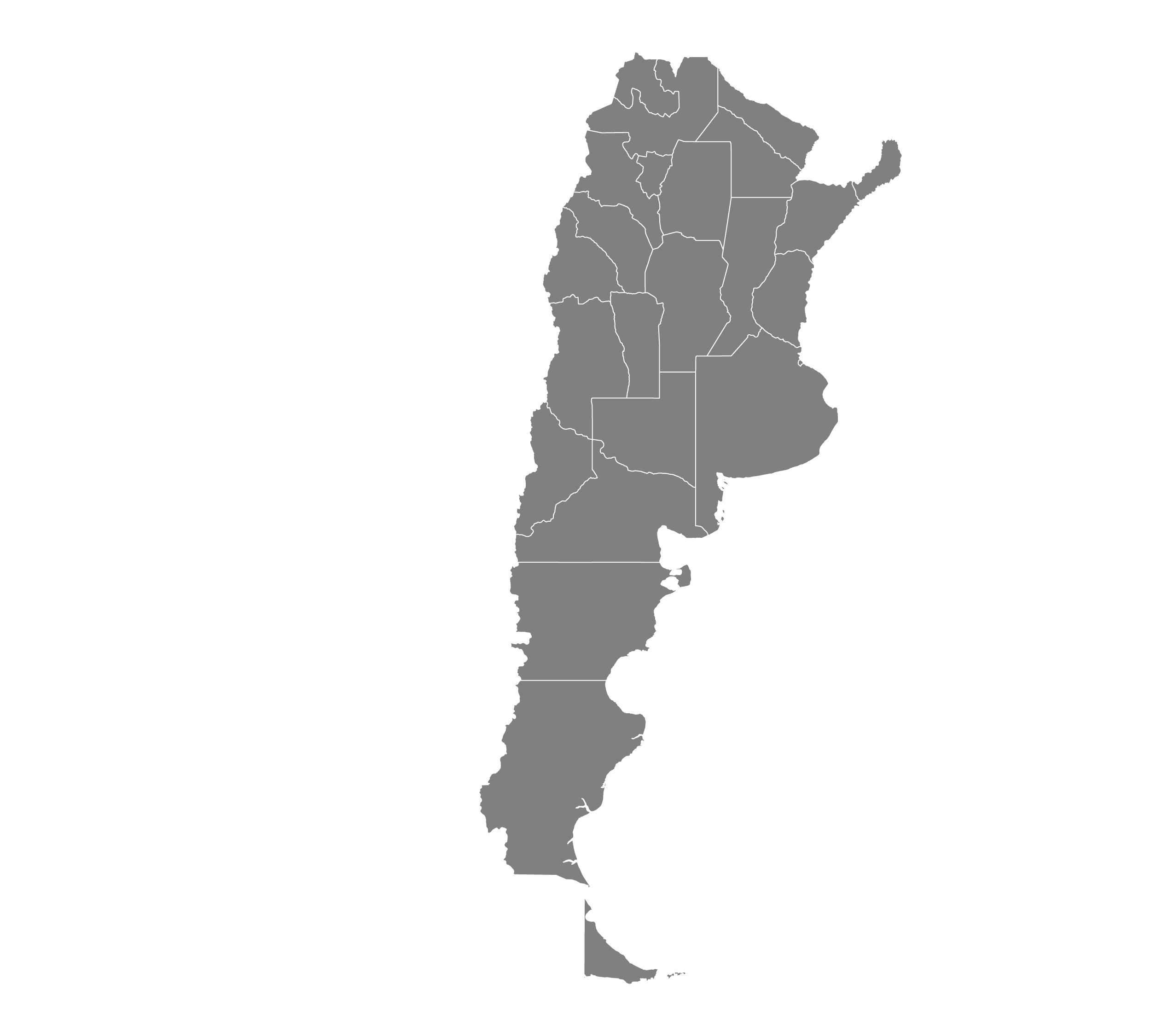 Mapa de Argentina